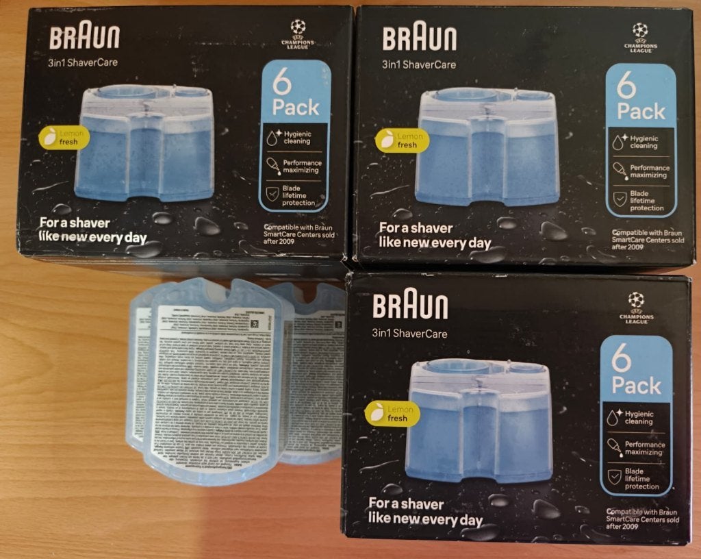 Braun reinigingscartridges type 5531 – 21 stuks, Ophalen of Verzenden, Nieuw, Scheren en Epileren