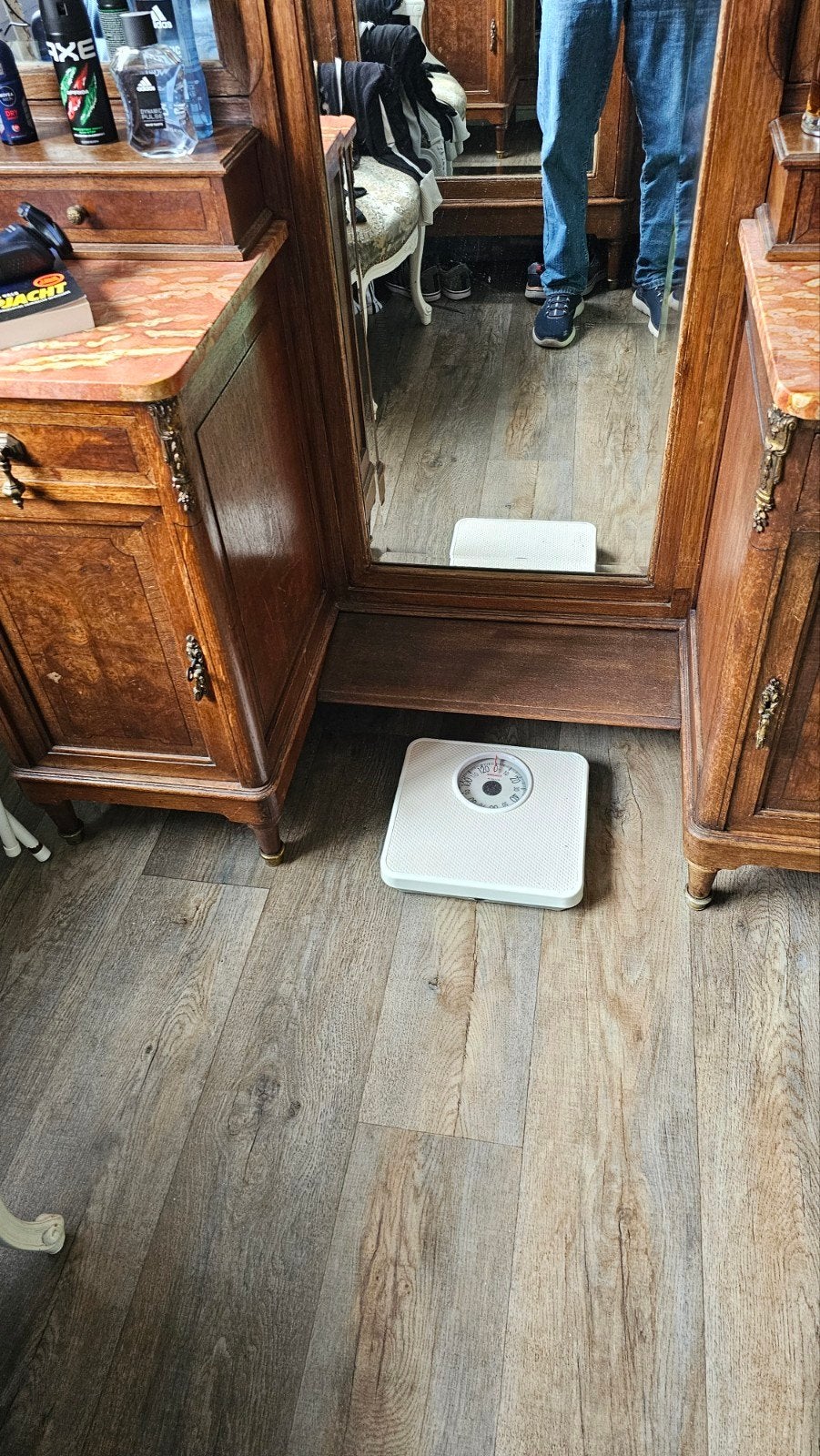 Complete Antieke Slaapkamer Set met Kroonluchter, Ophalen