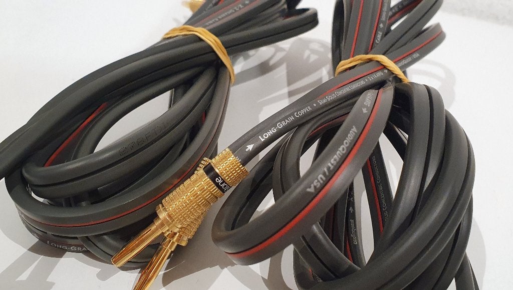Luidsprekerkabels AudioQuest X2 (2 3m) met banaanstekkers, S, Ophalen of Verzenden, S, S