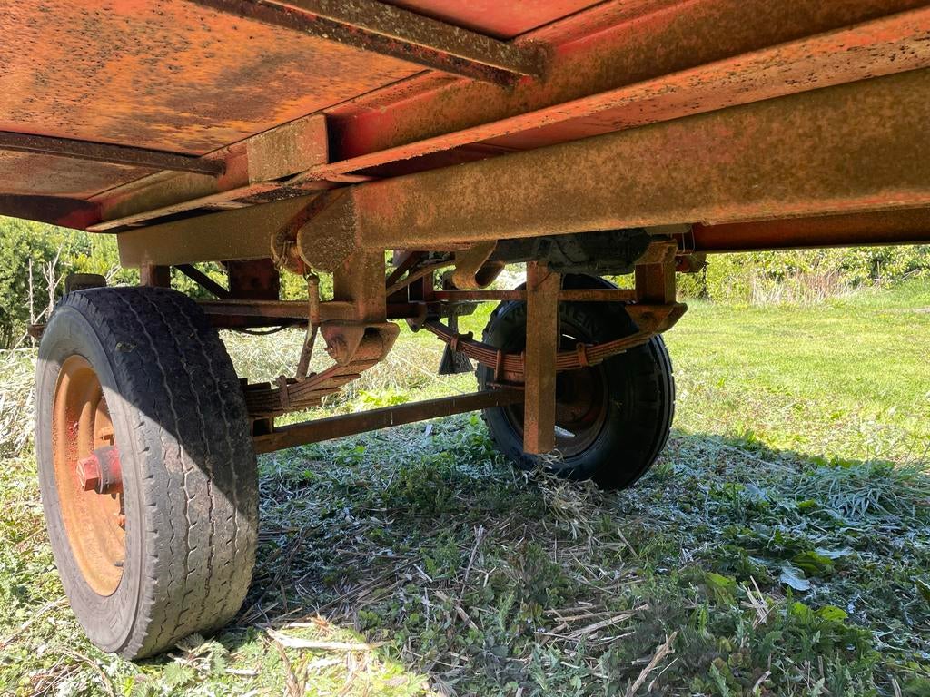 Platte balenwagen / hooiwagen / landbouwwagen, Zakelijke goederen, Ophalen, Akkerbouw, Transport