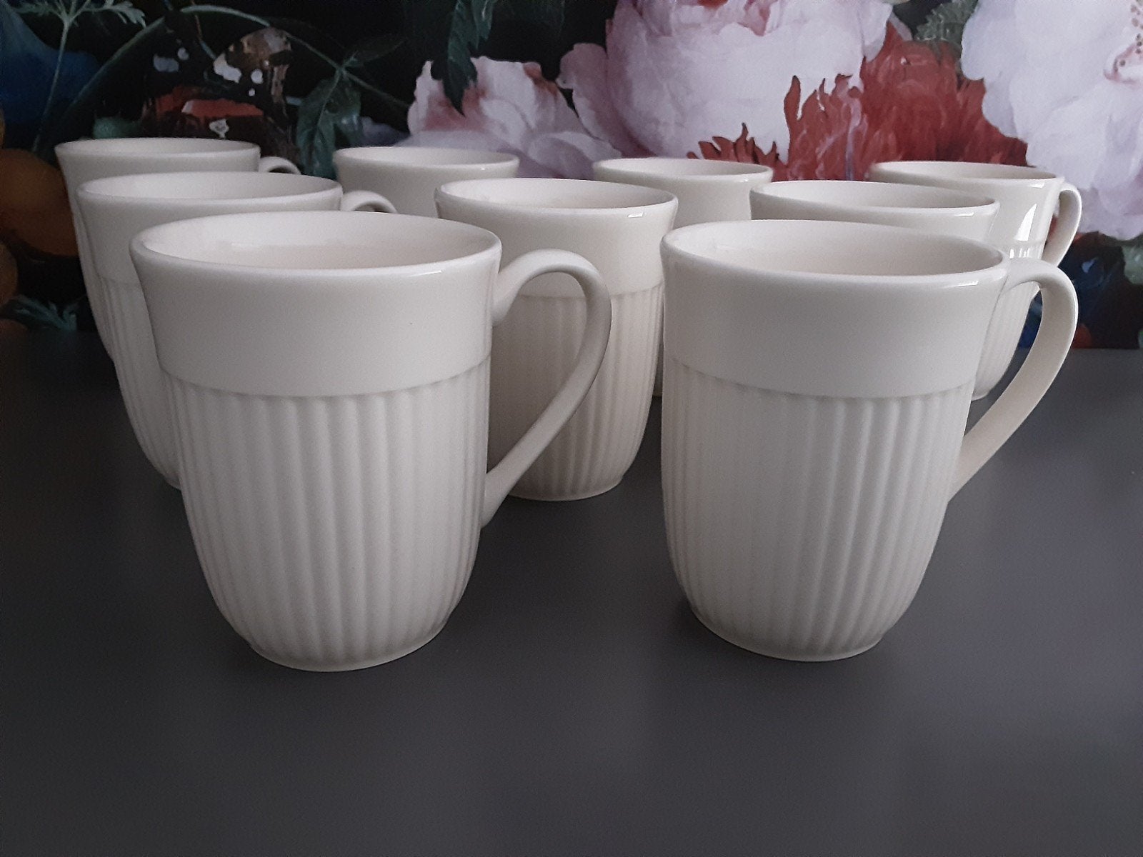 Wedgwood Edme Senseobekers - Perfecte staat - Per stuk, Huis en Inrichting, Keuken | Servies, Ophalen, Mok, Zo goed als nieuw