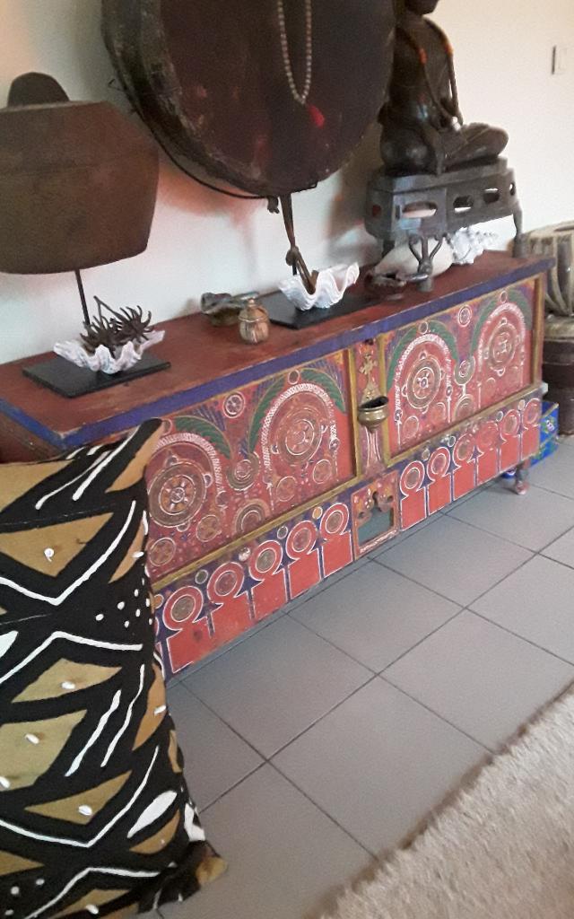 Bijzondere/zeldzame MAROKKAANSE BERBER-KIST, Ophalen, 50 tot 100 cm, Minder dan 50 cm, Minder dan 50 cm