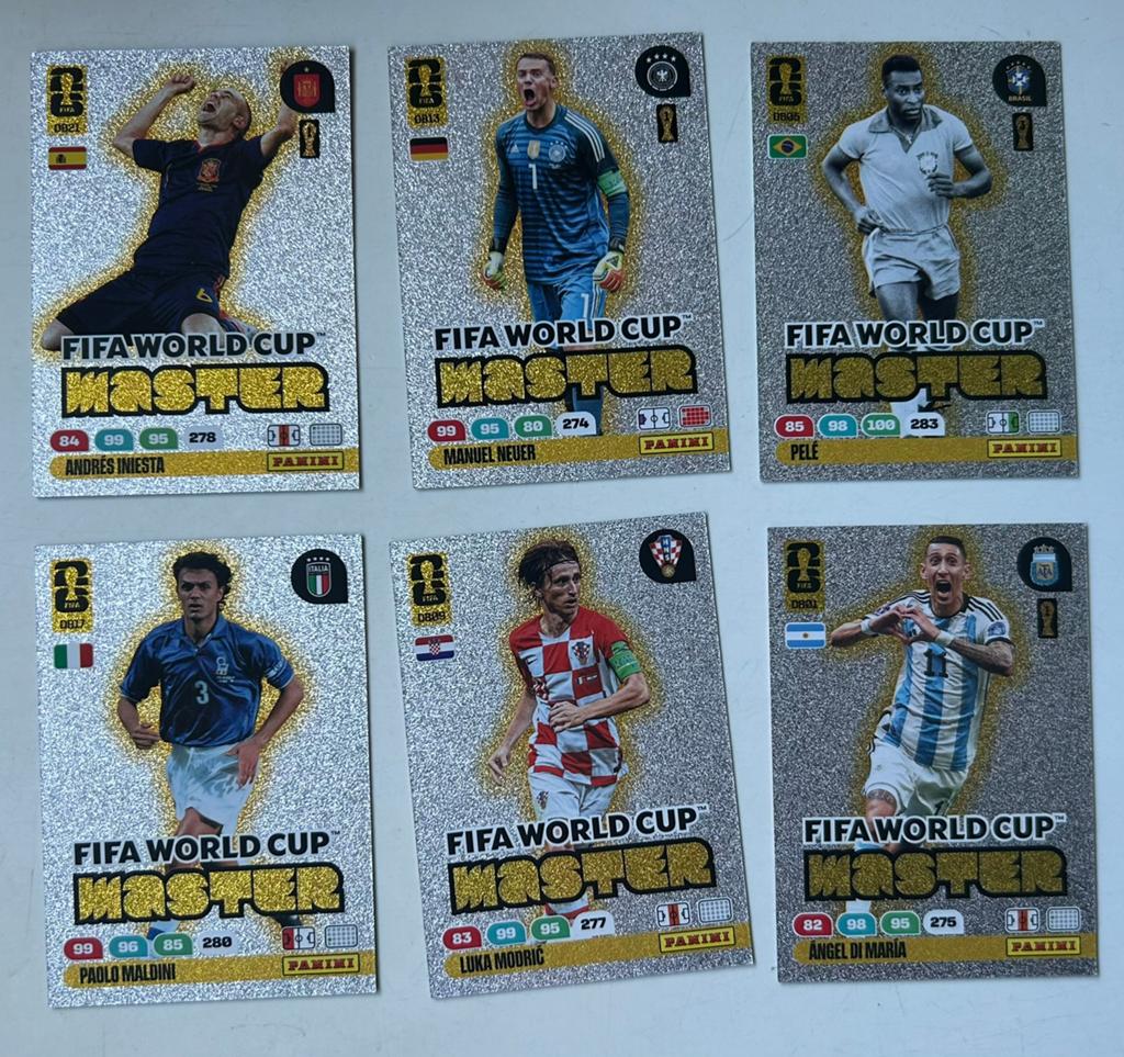 Panini Fifa worldcup 2026 Supersterren de MASTERS, Ophalen of Verzenden, Nieuw, Meerdere plaatjes