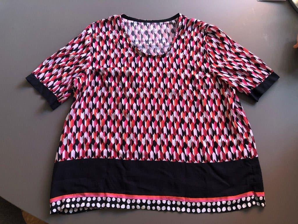 Zelfgemaakte geruite tuniek – maat XL, Zwart, Maat 46/48 (XL) of groter, Nieuw, Ophalen of Verzenden