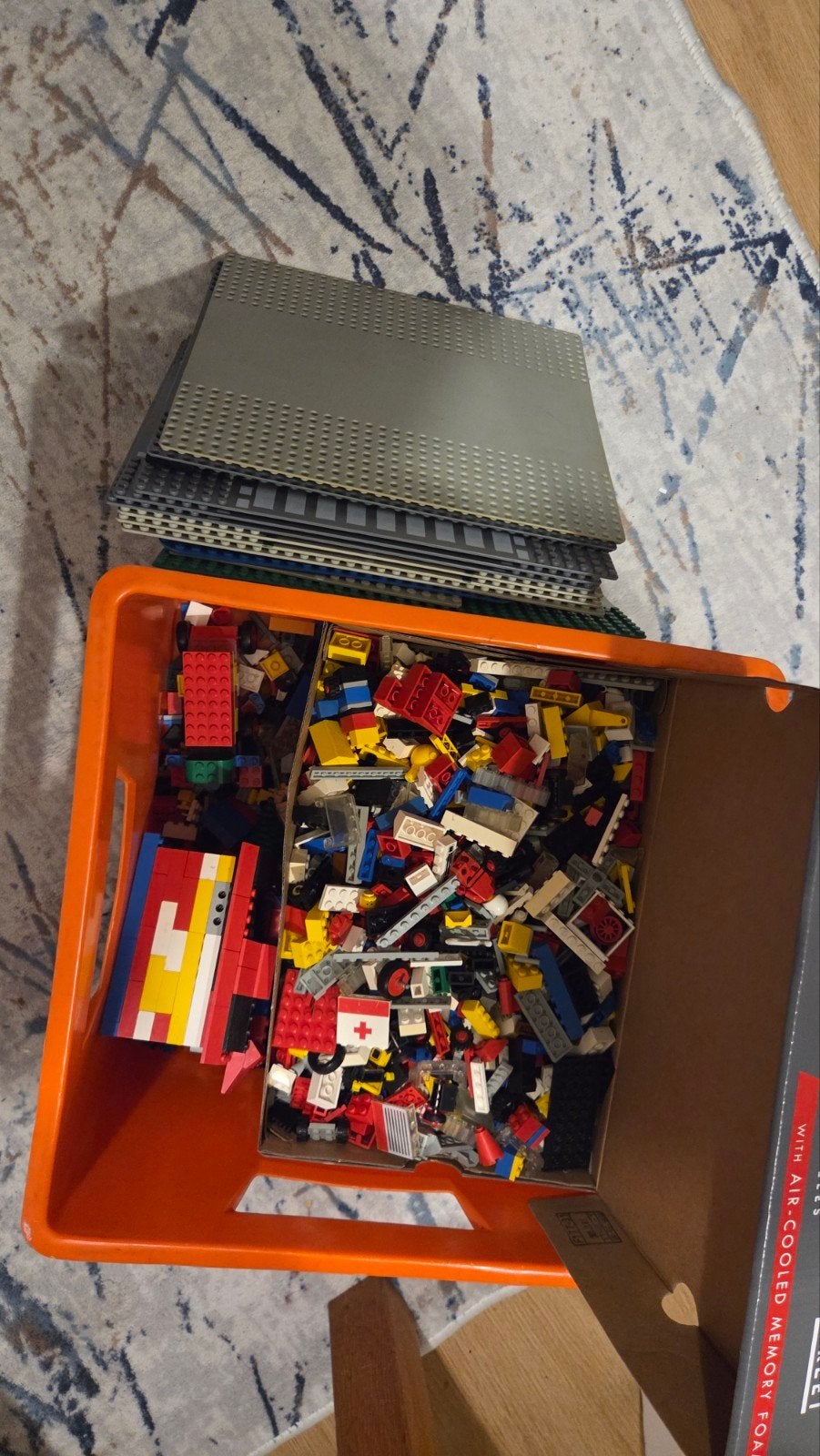 Grote partij gemengde oude LEGO stenen en grondplaten, Ophalen, Gebruikt, Inclusief extra onderdelen, Lego