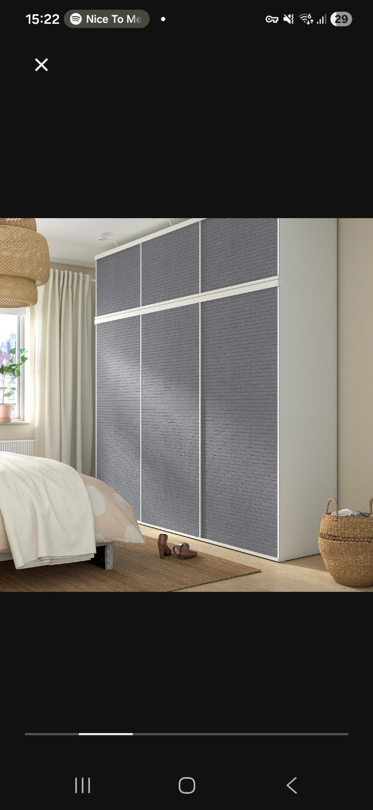 IKEA Platsa kast met Lärkollen deuren, Huis en Inrichting, Kasten | Kledingkasten, Ophalen, Overige materialen, Met deur(en), Gebruikt