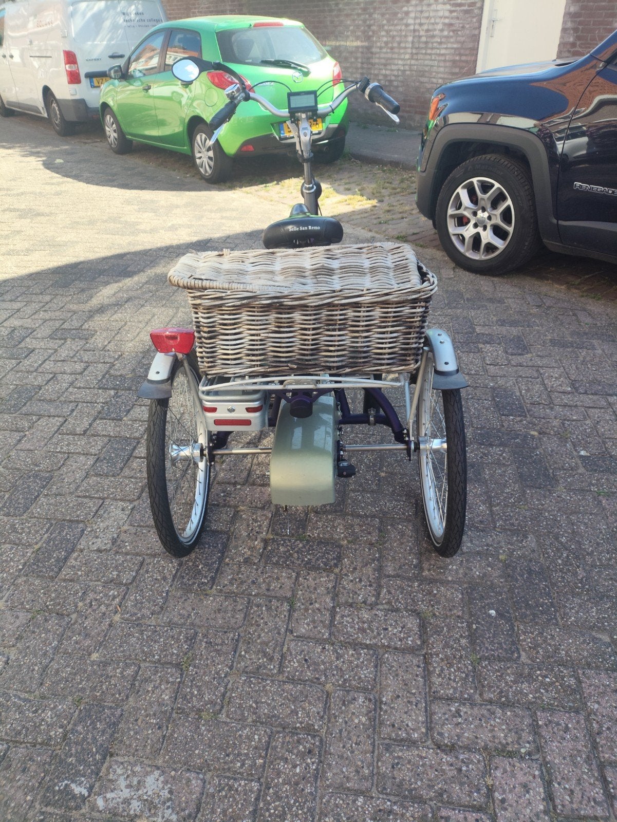 Elektrische Van Raam Midi driewielfiets met mand, Fietsen en Brommers, Ophalen, Gebruikt, Van Raam