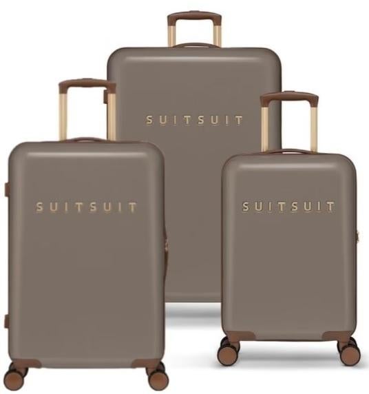 ✅NIEUW✅ SUITSUIT Fab Seventies 3 Delige Set Taupe, Hard kunststof, Ophalen of Verzenden, 70 cm of meer, Nieuw