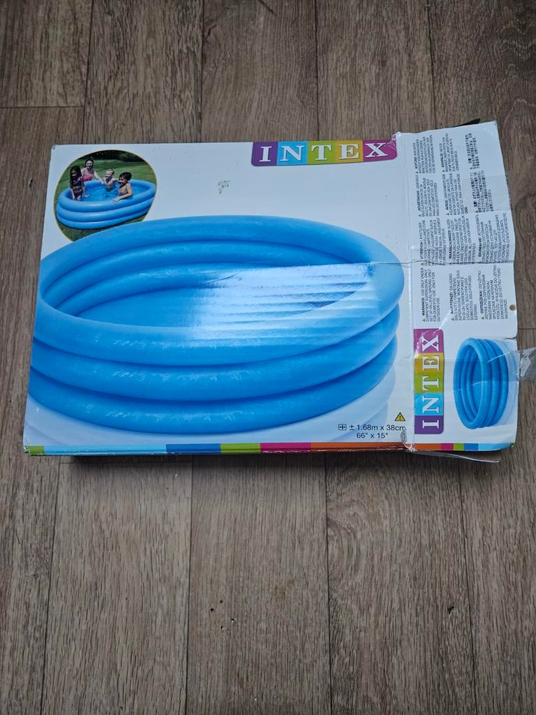 Opblaasbaar zwembad, Ophalen of Verzenden, Zo goed als nieuw, Afdekzeil