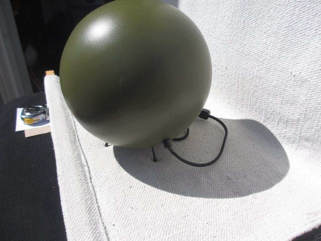 Tafellamp Present Time Ball XL groen mat, Overige merken, Groen, 25 cm, Met schakelaar