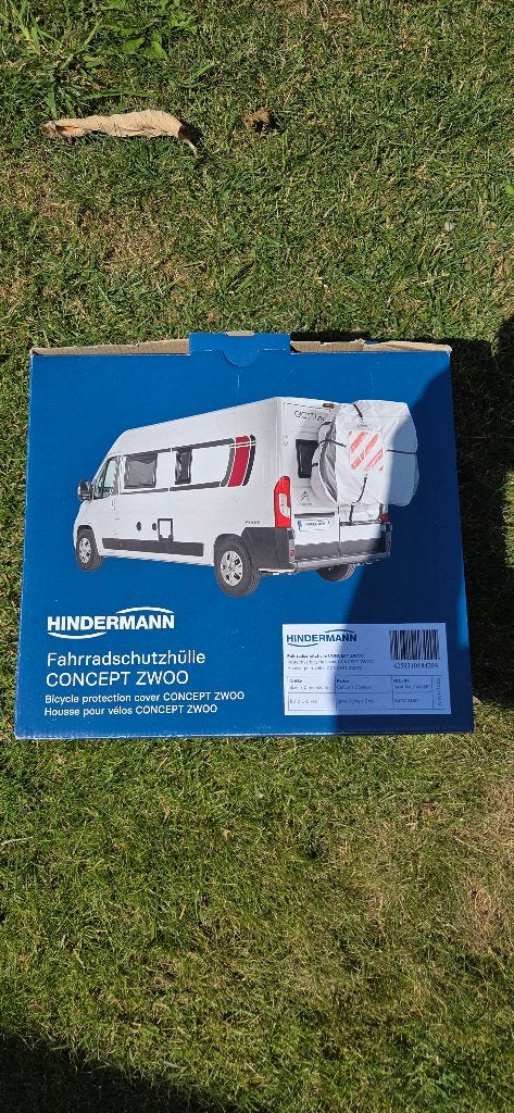 HINDERMANN camper Fietsbeschermhoes 2 e-Bikes CONCEPT ZWOO C, Caravans en Kamperen, Ophalen, Gebruikt