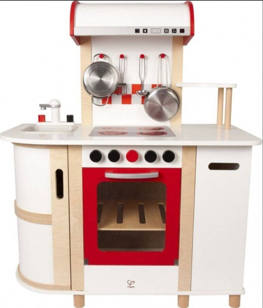 Hape Houten Speelgoedkeuken, Ophalen, Gebruikt, Meubelstuk of Keukentje