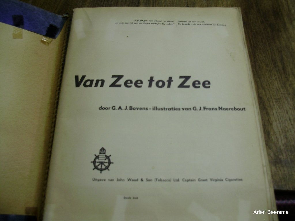 Van Zee tot Zee plaatjes Album, Ophalen of Verzenden, Gelezen, Onbekend, Plaatjesalbum