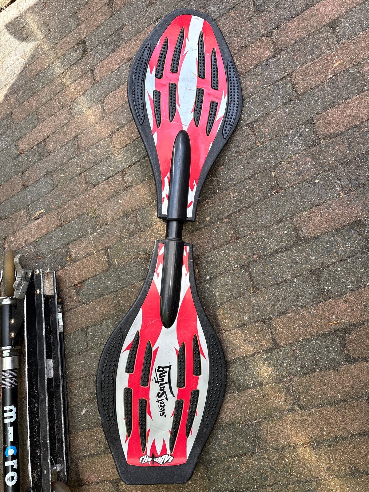 Waveboard Street Surfing - Rood/Zwart, Ophalen, Gebruikt, Waveboard
