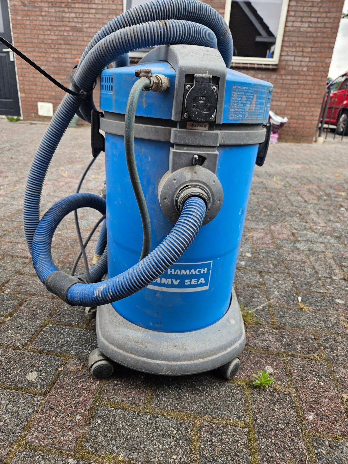 Hamach HMV6 EAPA Industriële stofzuiger 1300W, Ophalen of Verzenden, Gebruikt