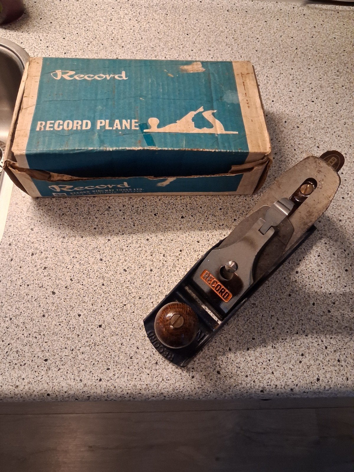 Vintage Record no 4 schaaf made in England, Antiek en Kunst, Ophalen of Verzenden