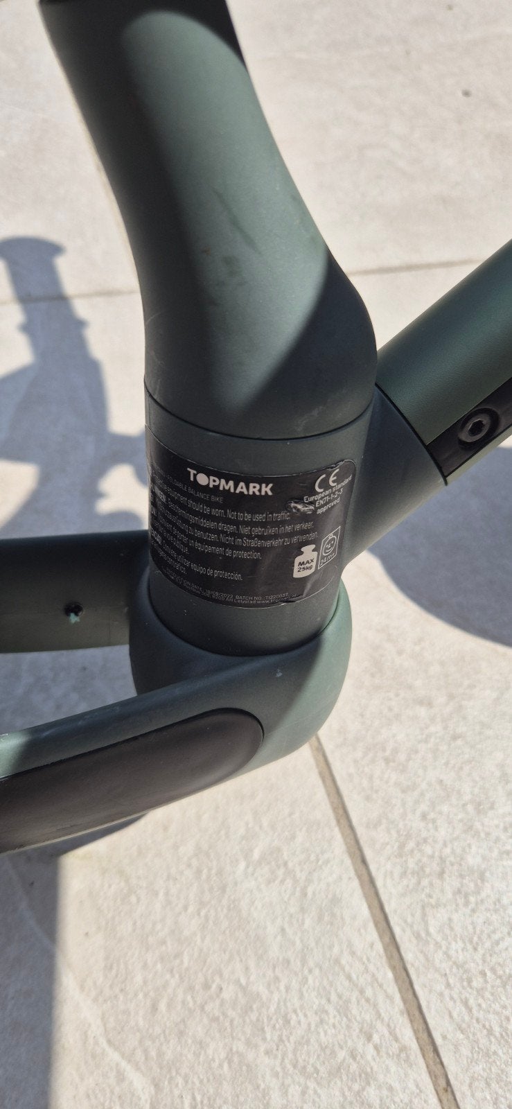 Topmark Manu Loopfiets Groen, Ophalen of Verzenden, Gebruikt, Loopfiets