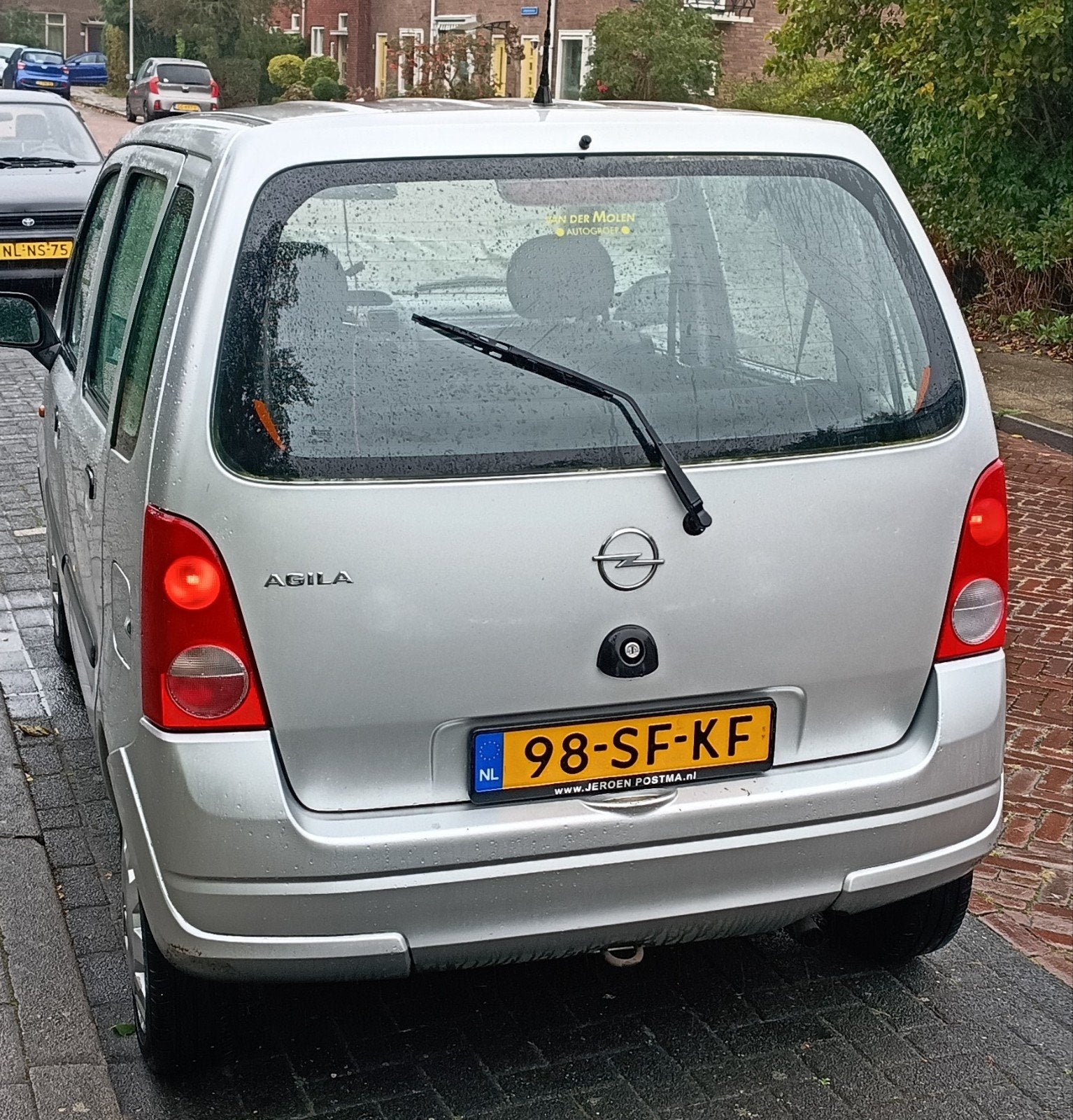 Opel Agila 1.0 2005 Grijs( Nette Zuinige auto), Auto's, Voorwielaandrijving, 31 €/maand, Origineel Nederlands, Handgeschakeld