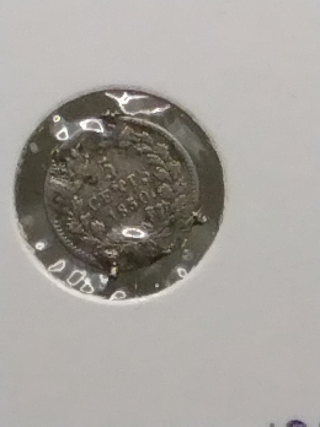 Zilveren 5 cent munt uit 1850 - Koning Willem III, Koning Willem III, Zilver, Ophalen of Verzenden, Losse munt