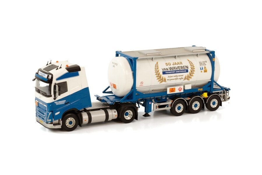 Van Waveren WSI Model 1:50  * Volvo FH5 4X2 + 20 FT TANK*, Hobby en Vrije tijd, Modelauto's | 1:50, Ophalen of Verzenden, Zo goed als nieuw