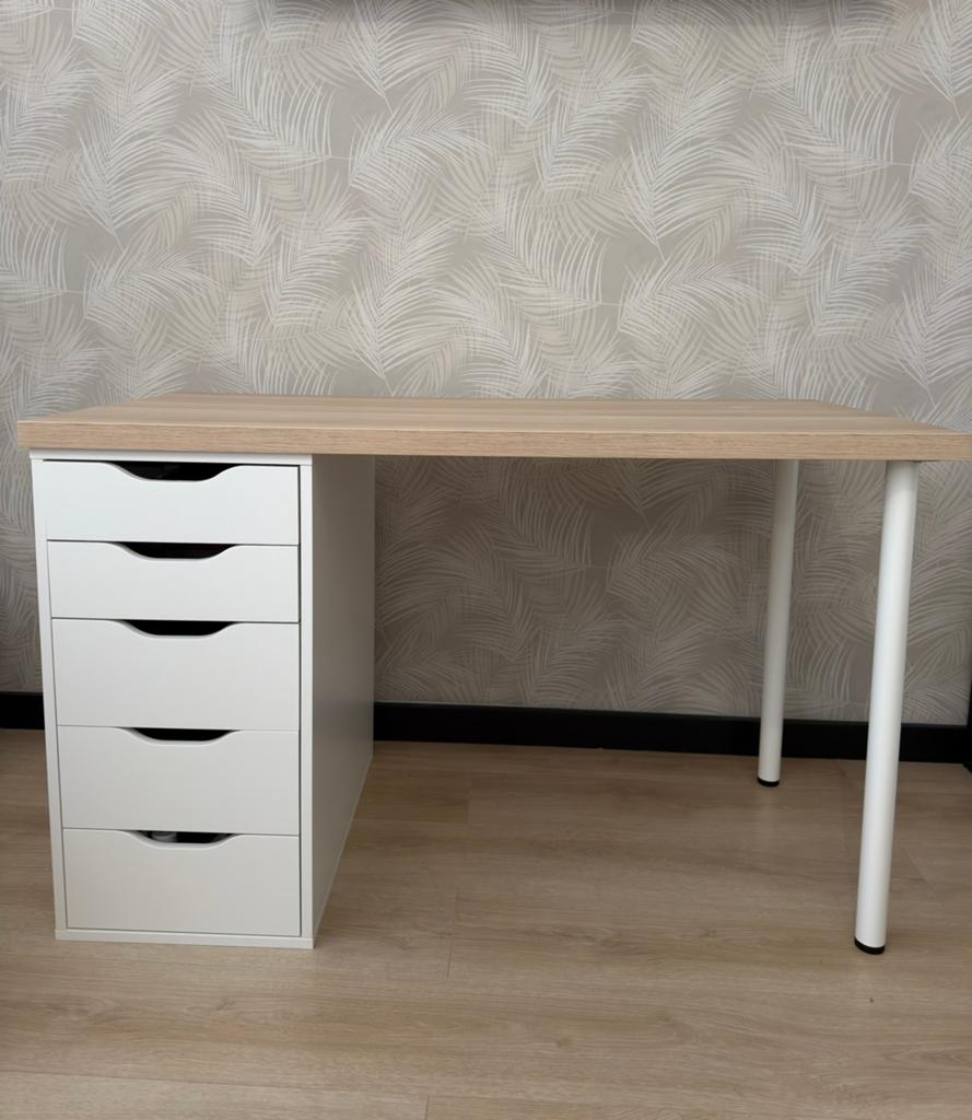 Ikea bureau lagkapten / alex 120 x 60cm, Ophalen, Zo goed als nieuw