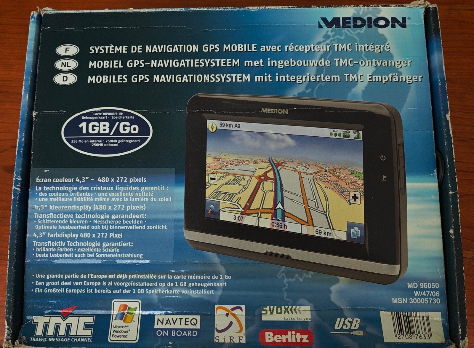 Medion GoPal Navigator 5 GPS Navigatiesysteem, Auto diversen, Autonavigatie, Ophalen of Verzenden, Gebruikt