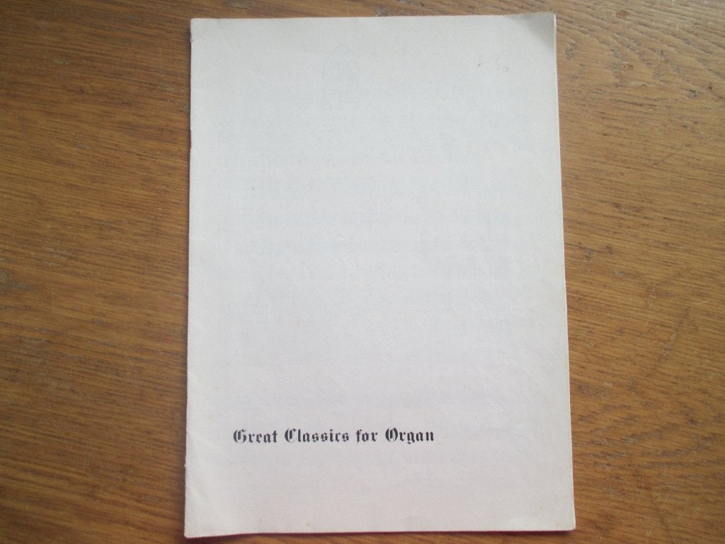 Great classic for organ  - orgel, Orgel, Gebruikt, Klassiek, Ophalen of Verzenden