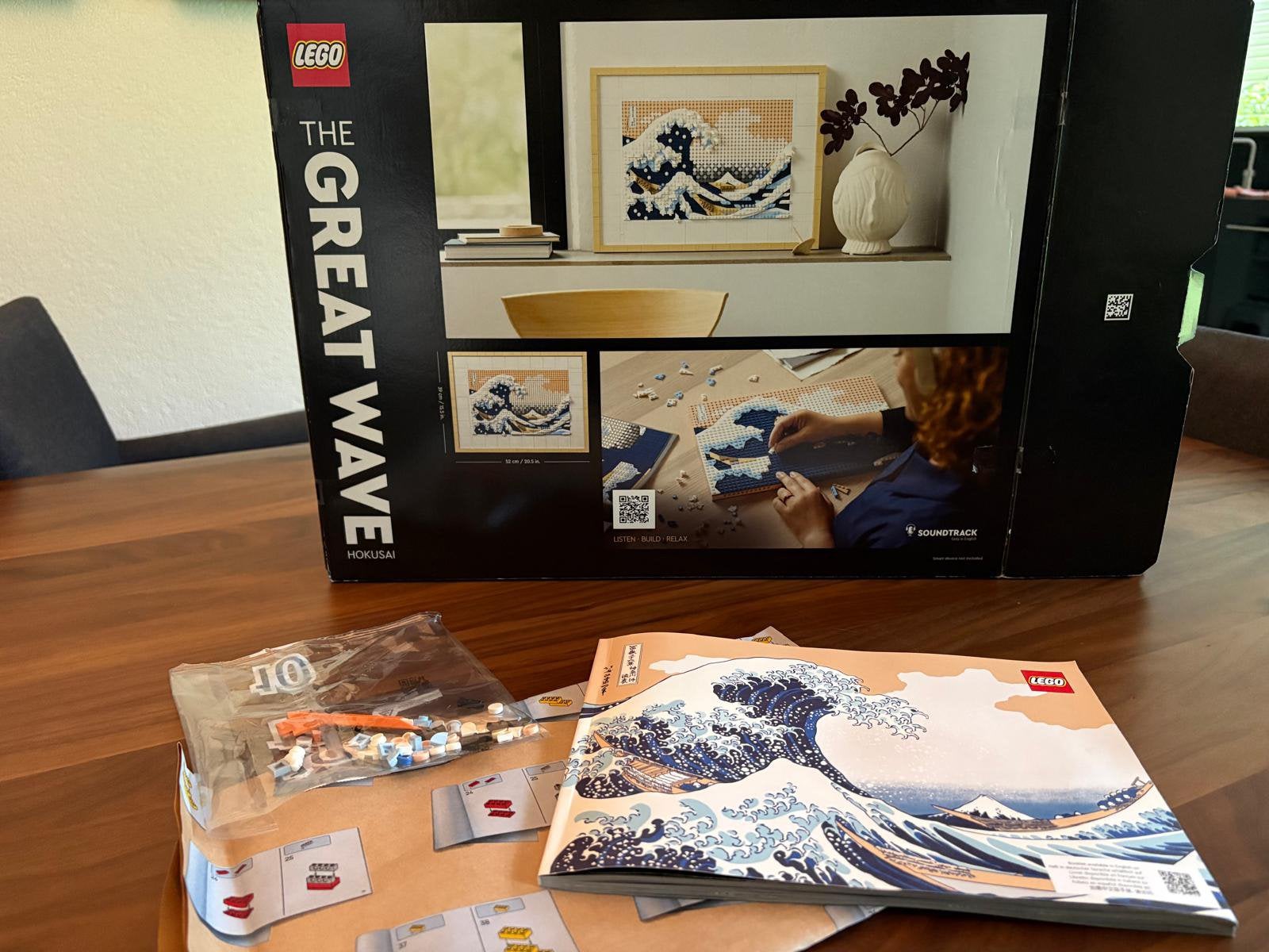 Lego Art Hokusai: The Great Wave (31208), Ophalen, Overige thema's, Lego, Zo goed als nieuw