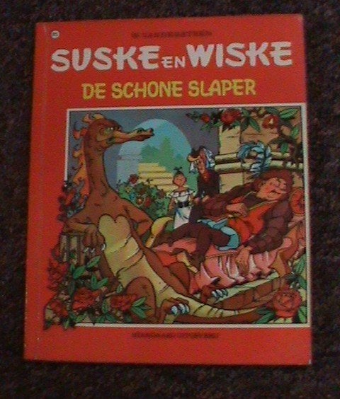 Suske en Wiske De schone slaper 1e druk 1968, Eén stripboek, Ophalen of Verzenden, Gelezen