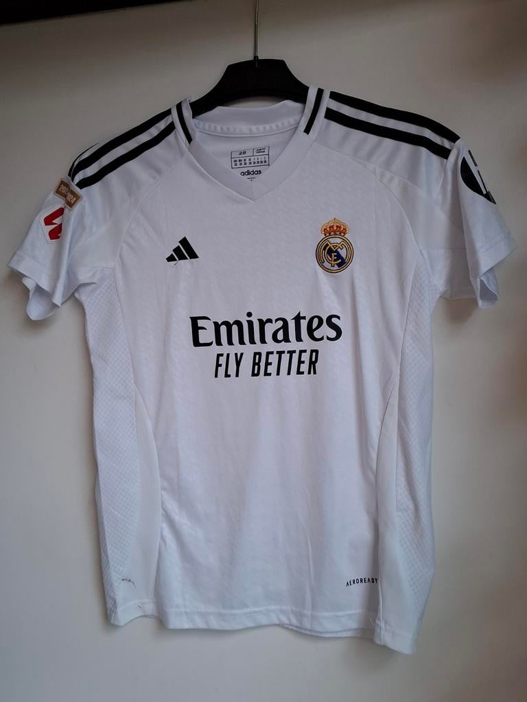 Real Madrid Voetbalshirt Vini Jr., Maat XS of kleiner, Ophalen of Verzenden, Zo goed als nieuw, Shirt