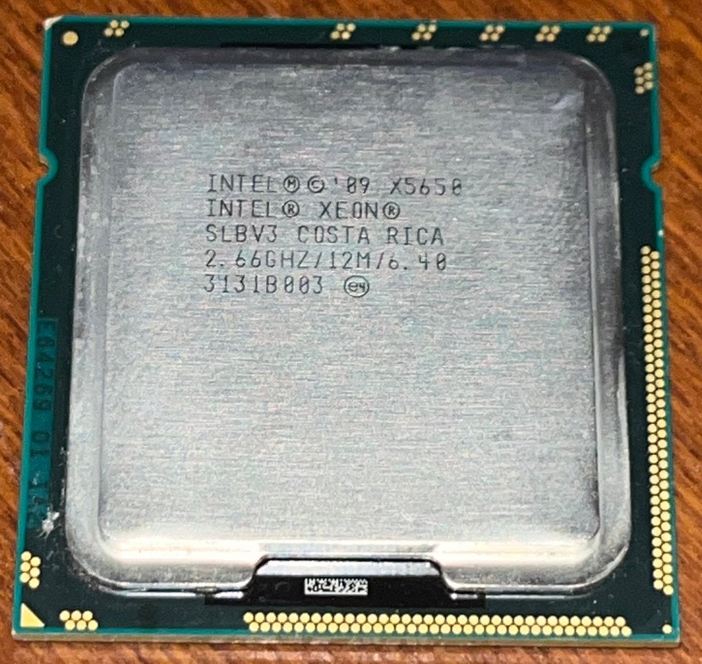 Intel Xeon X5650, 6-core, Intel Xeon, Zo goed als nieuw, LGA 1366