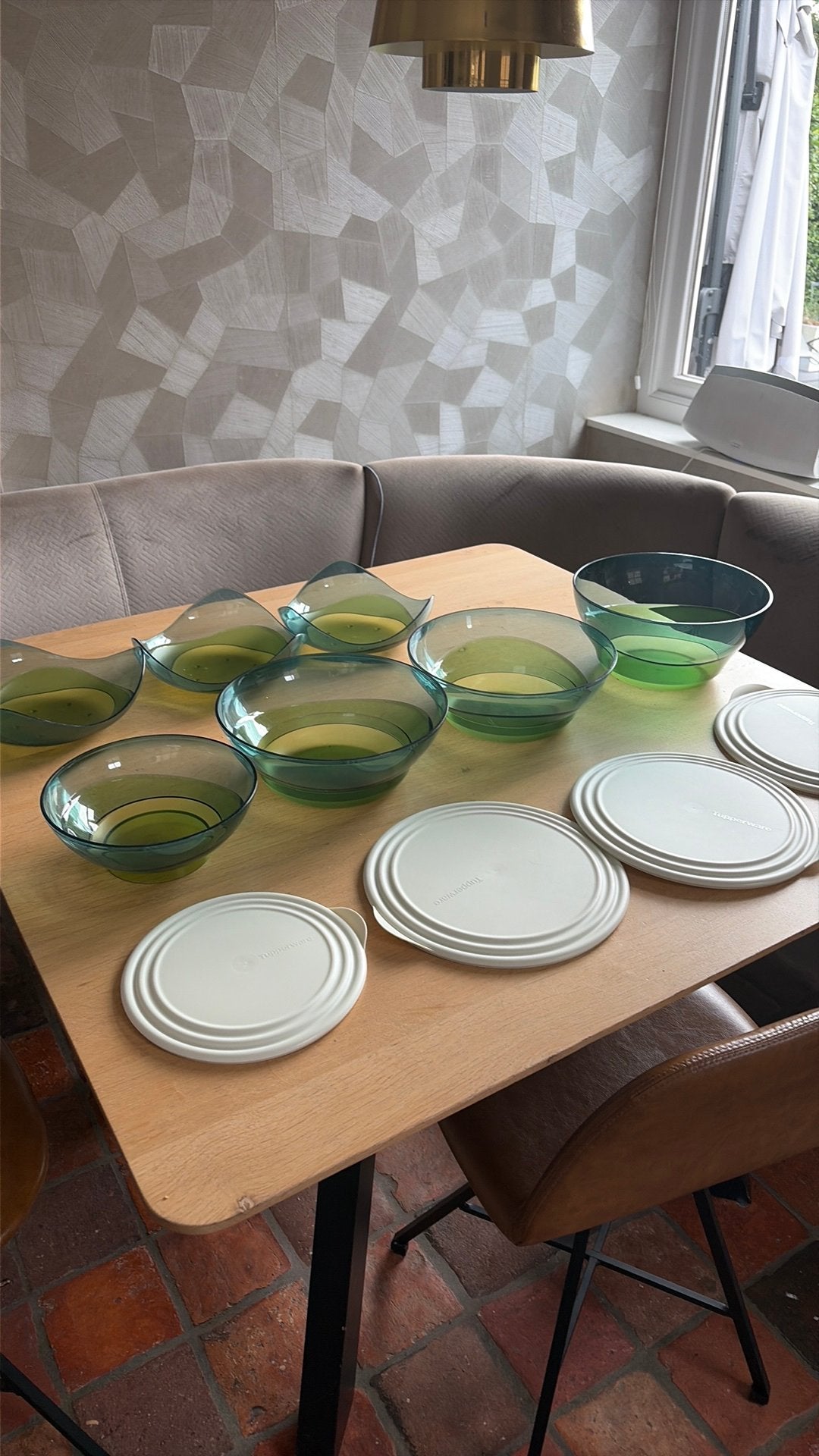 Tupperware schalen en kommen set eleganzia, Huis en Inrichting, Keuken | Tupperware, Gebruikt, Schaal, Verzenden, Luchtdicht