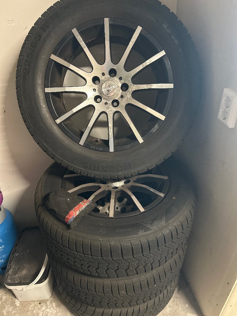 Winterbanden inclusief velgen, Auto-onderdelen, Ophalen, Gebruikt, Banden en Velgen, 17 inch