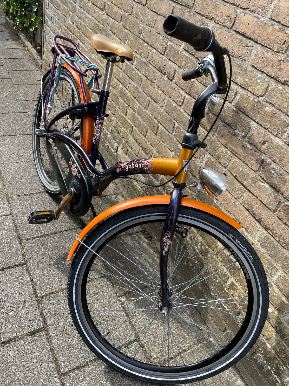 Batavus Gabana Damesfiets - 26 inch, Gebruikt, Velgrem, Versnellingen, Batavus