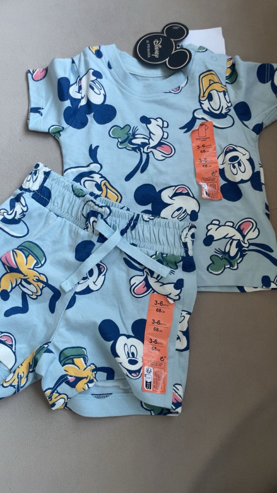Baby setje Mickey Mouse en vrienden - Primark (3-6 mnd), Ophalen of Verzenden, Nieuw, Jongetje of Meisje, Setje