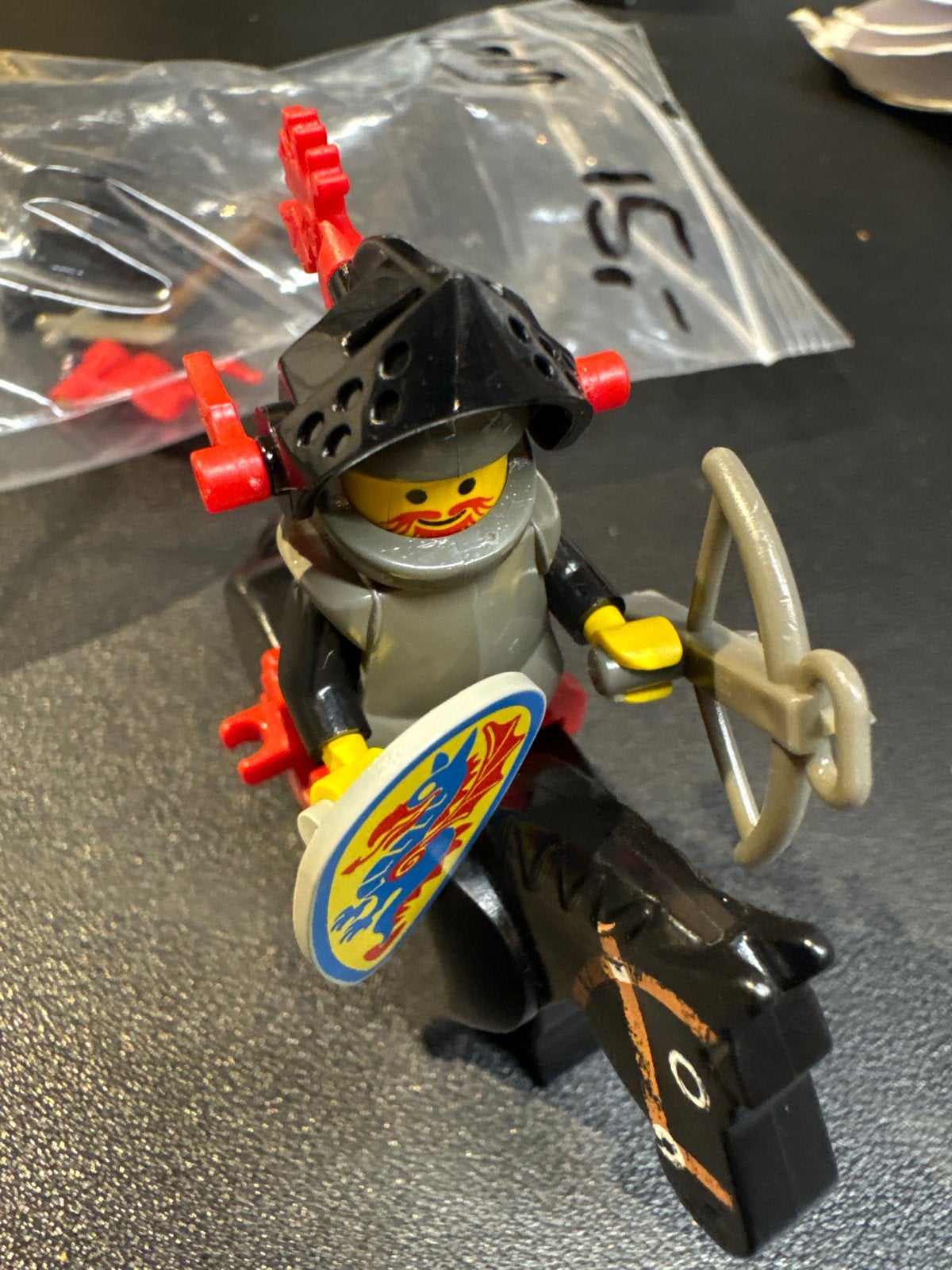 Lego Castle Ridder Vintage 6009, Gebruikt, Lego, Ophalen of Verzenden, Minifiguur
