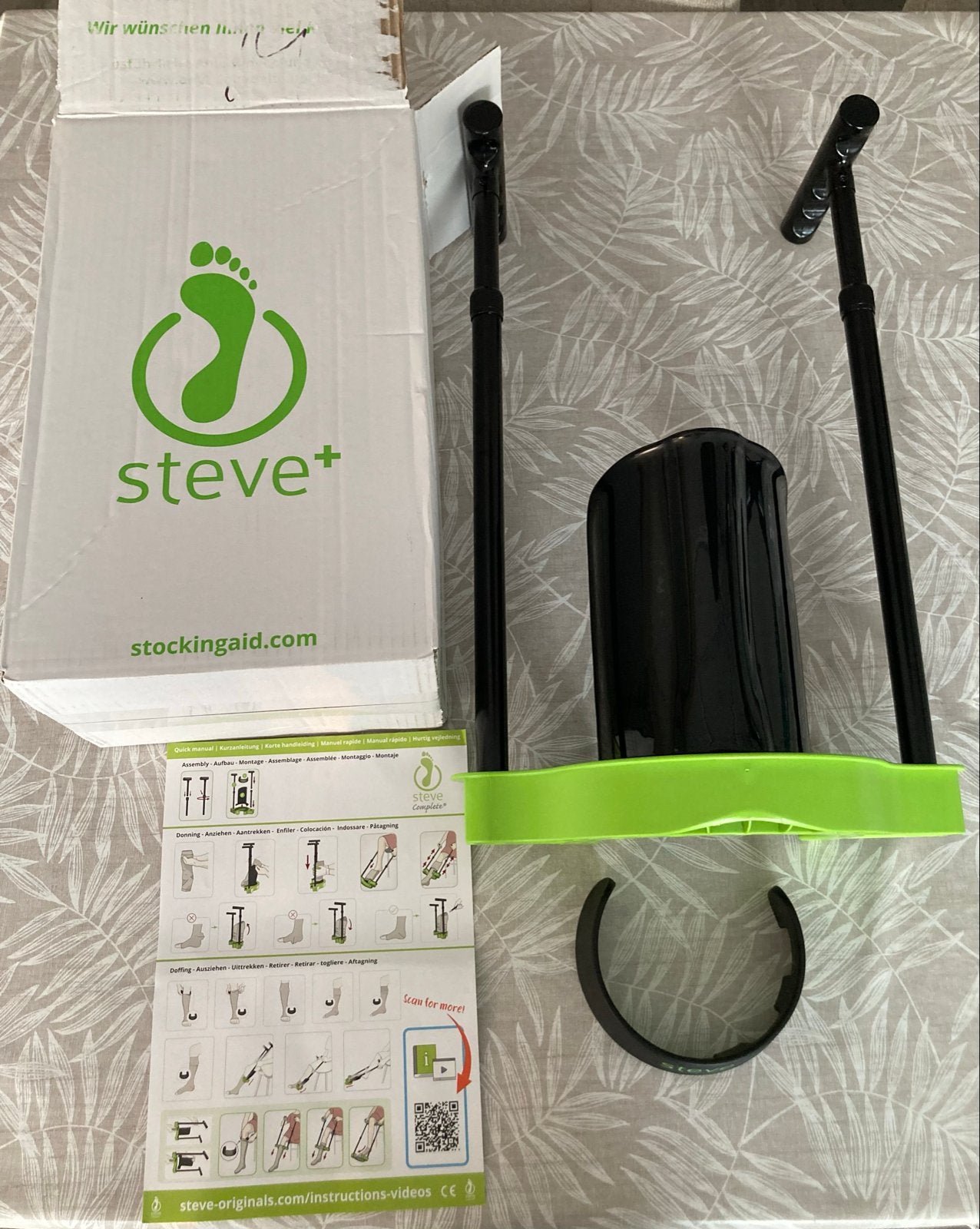 Steve + complete maat M aantrekhulp steunkousen, Ophalen of Verzenden, Nieuw