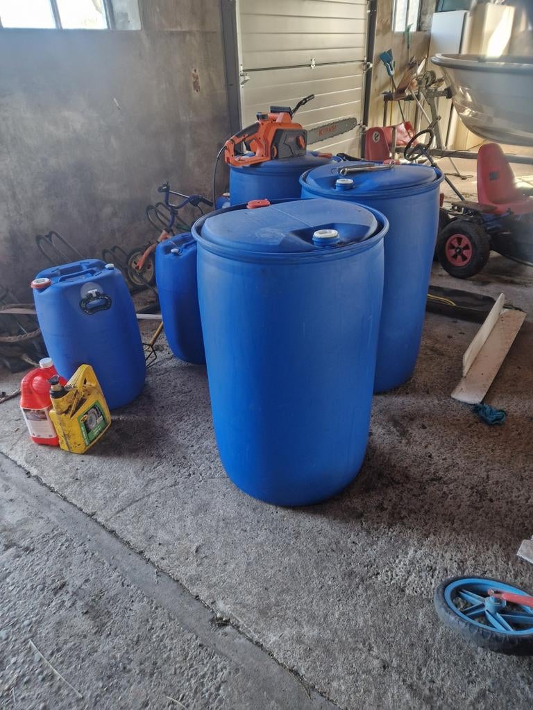 Opslagvat vat dieseltank regenton ton tank gasolie, Minder dan 75 liter, Ophalen, Gebruikt, Kunststof