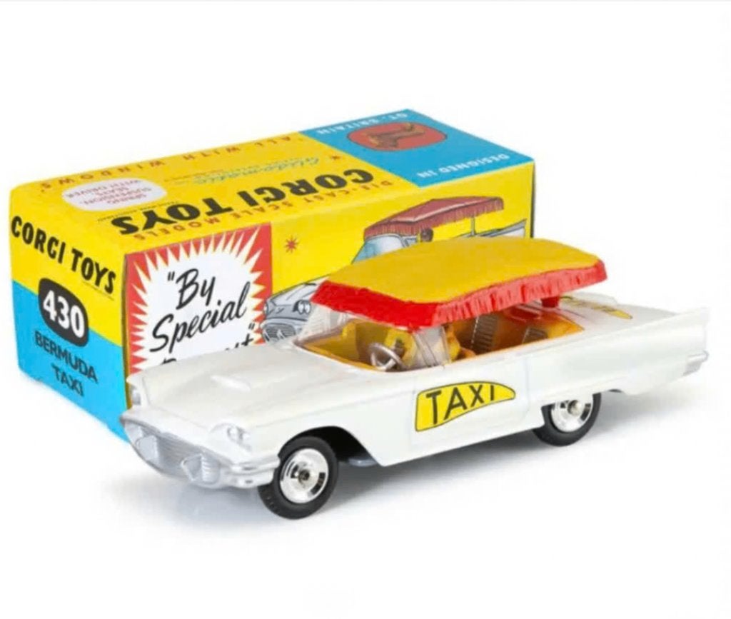 Bermuda Taxi Ford Thunderbird Corgi NEW schaal 1/46 ref. 430, Ophalen of Verzenden, Nieuw, Auto, Corgi
