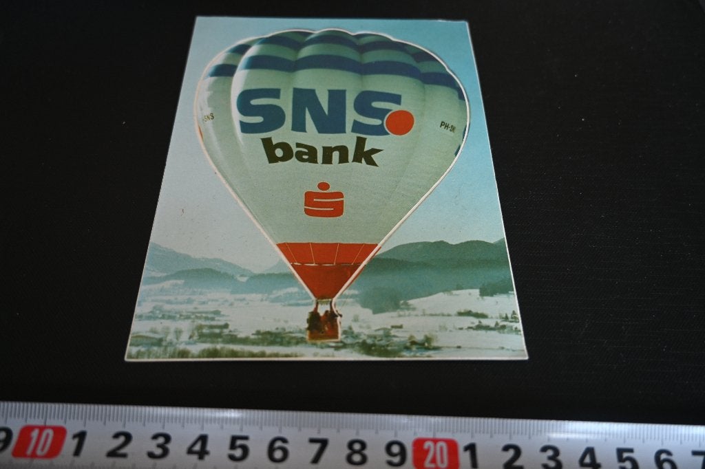 sticker Luchtballon  SNS  Bank, Verzamelen, Ophalen of Verzenden, Zo goed als nieuw