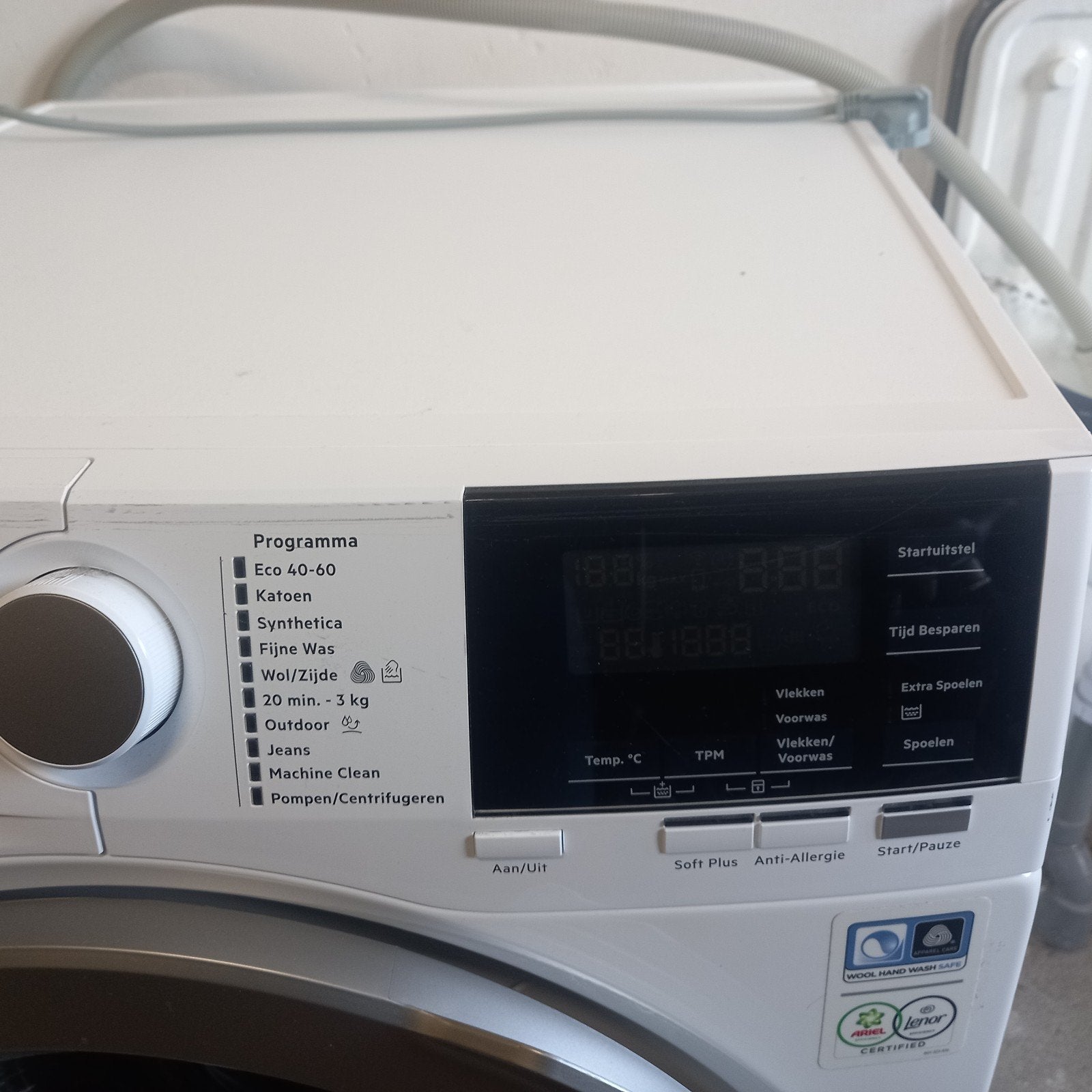 AEG 6000 Series Lavamat ProSense 1-9kg Wasmachine, Ophalen, 1200 tot 1600 toeren, Gebruikt, 8 tot 10 kg