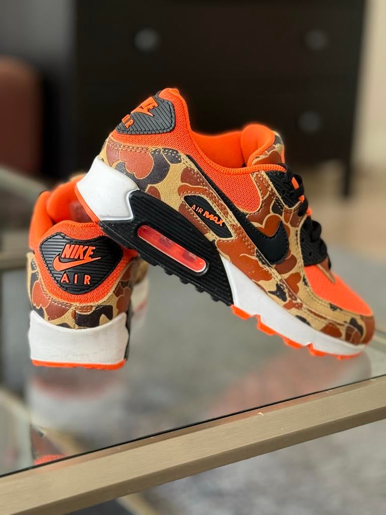 Nike Air Max 90 SP Duck Camo Orange, Ophalen of Verzenden, Zo goed als nieuw, Overige kleuren, Sneakers of Gympen