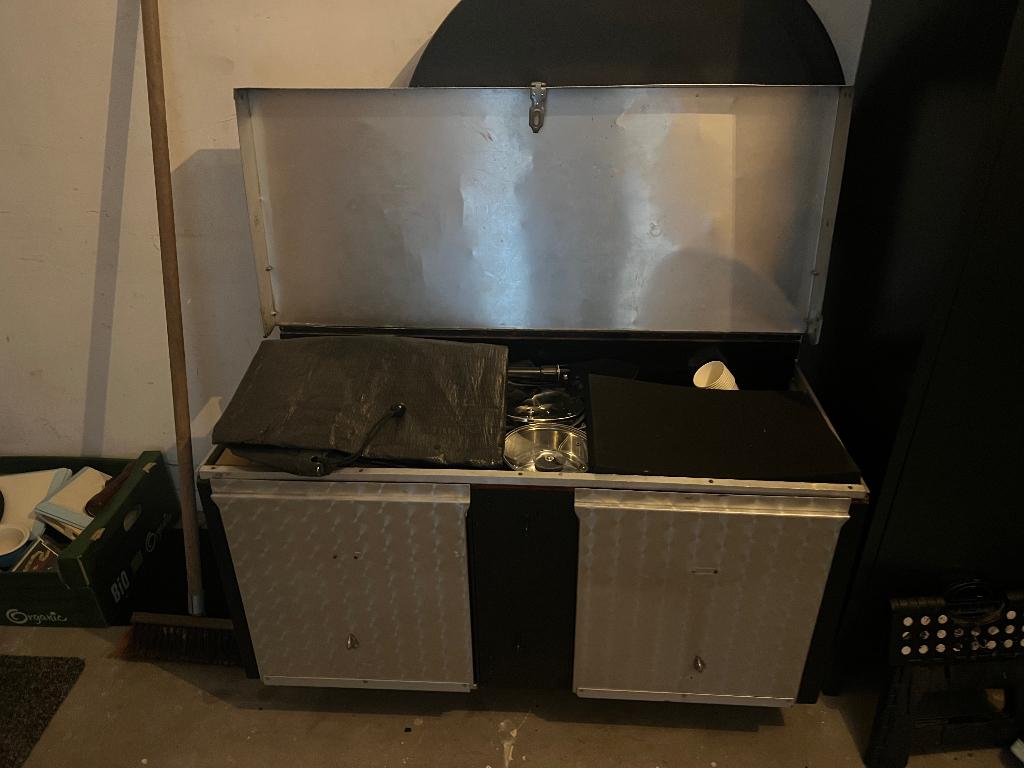 Keuken voor achterop de auto. Mooie combi met een daktent, Caravans en Kamperen, Kampeeraccessoires, Ophalen, Gebruikt