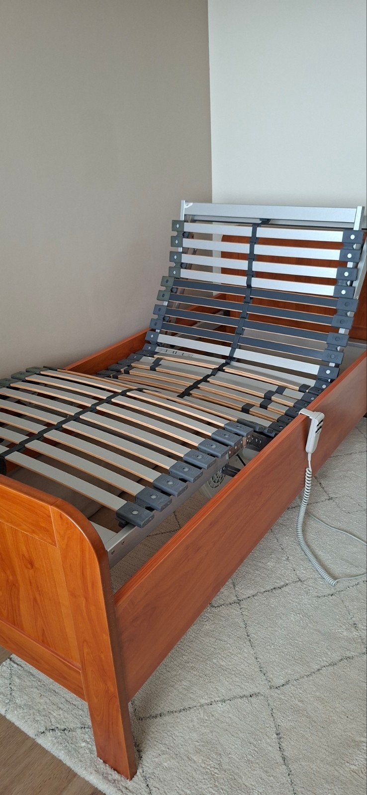 Elektrische lattenbodem 90x200, Ophalen, Gebruikt, 90 cm, Eenpersoons