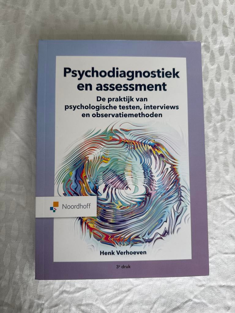 Psychodiagnostiek en assessment - Henk Verhoeven, Boeken, Ophalen of Verzenden, Zo goed als nieuw, Klinische psychologie