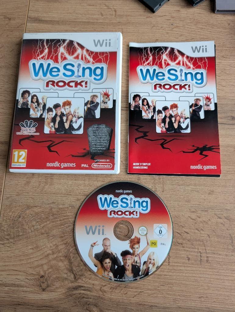 We sing rock! Wii, Spelcomputers en Games, Games | Nintendo Wii, Muziek, Ophalen of Verzenden, Zo goed als nieuw, 3 spelers of meer