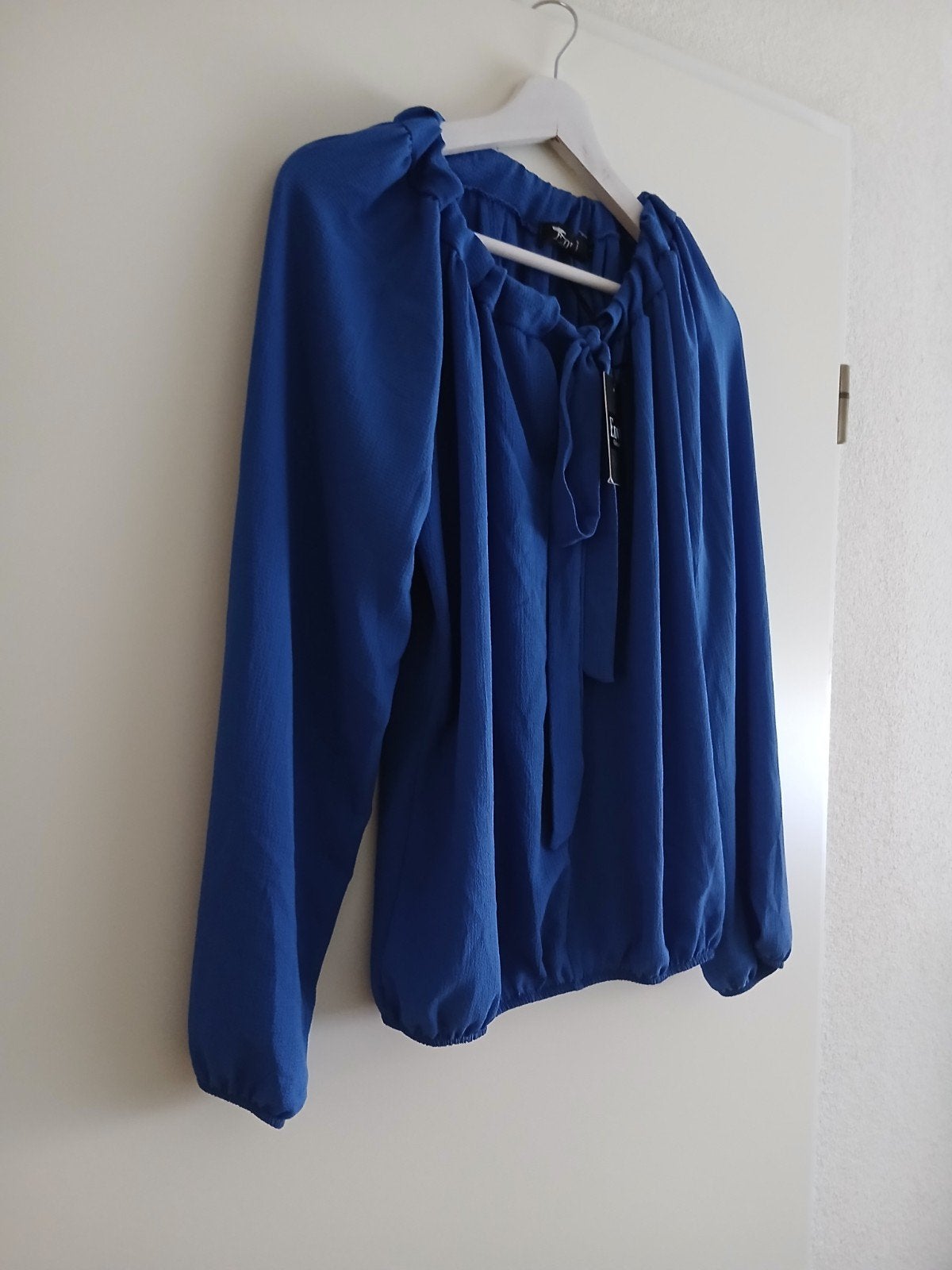 Prachtige kobalt blauwe blouse mét kaartje van ENVY. Maat L., Maat 42/44 (L), Nieuw, Envy, Verzenden