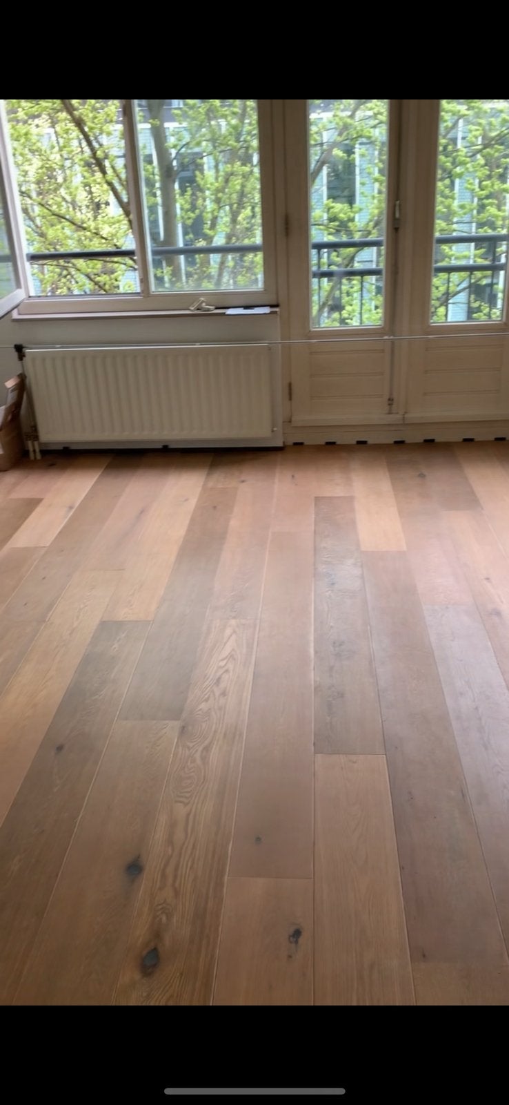 Eikenhouten parketvloer (43 m2), Ophalen, Gebruikt, 25 tot 50 m², Parket