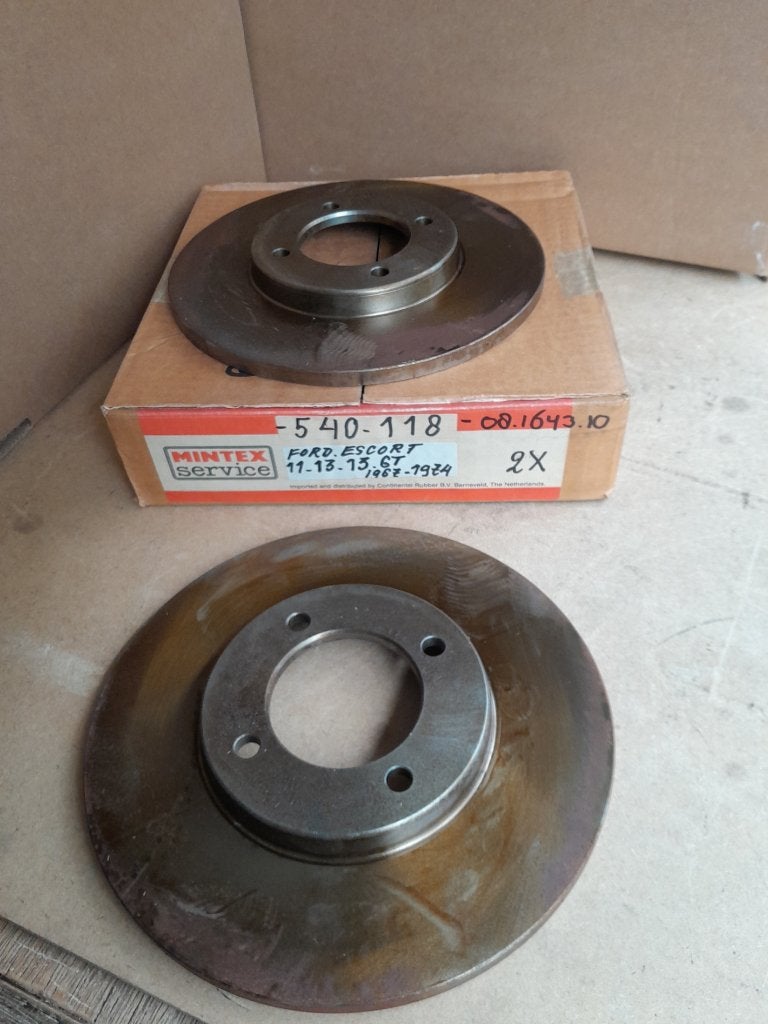Nieuwe Set Remschijven - Ford Escort MK1 - 1967-1974, Auto-onderdelen, Ophalen of Verzenden, Nieuw, Ford