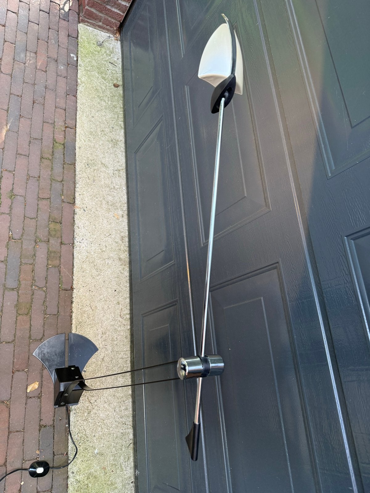 Leuchten Vloerlamp - 160cm hoog, knikpunt op 100cm, Gebruikt, Ophalen of Verzenden, Gijpsvintage, Memphis